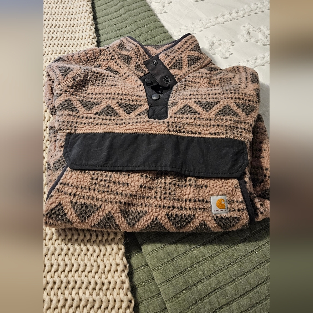 Carhartt Geometric Patterned Pullover - image 1